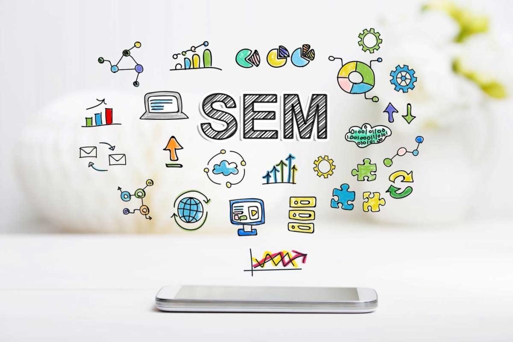 بازاریابی موتورهای جستجو (SEM)

